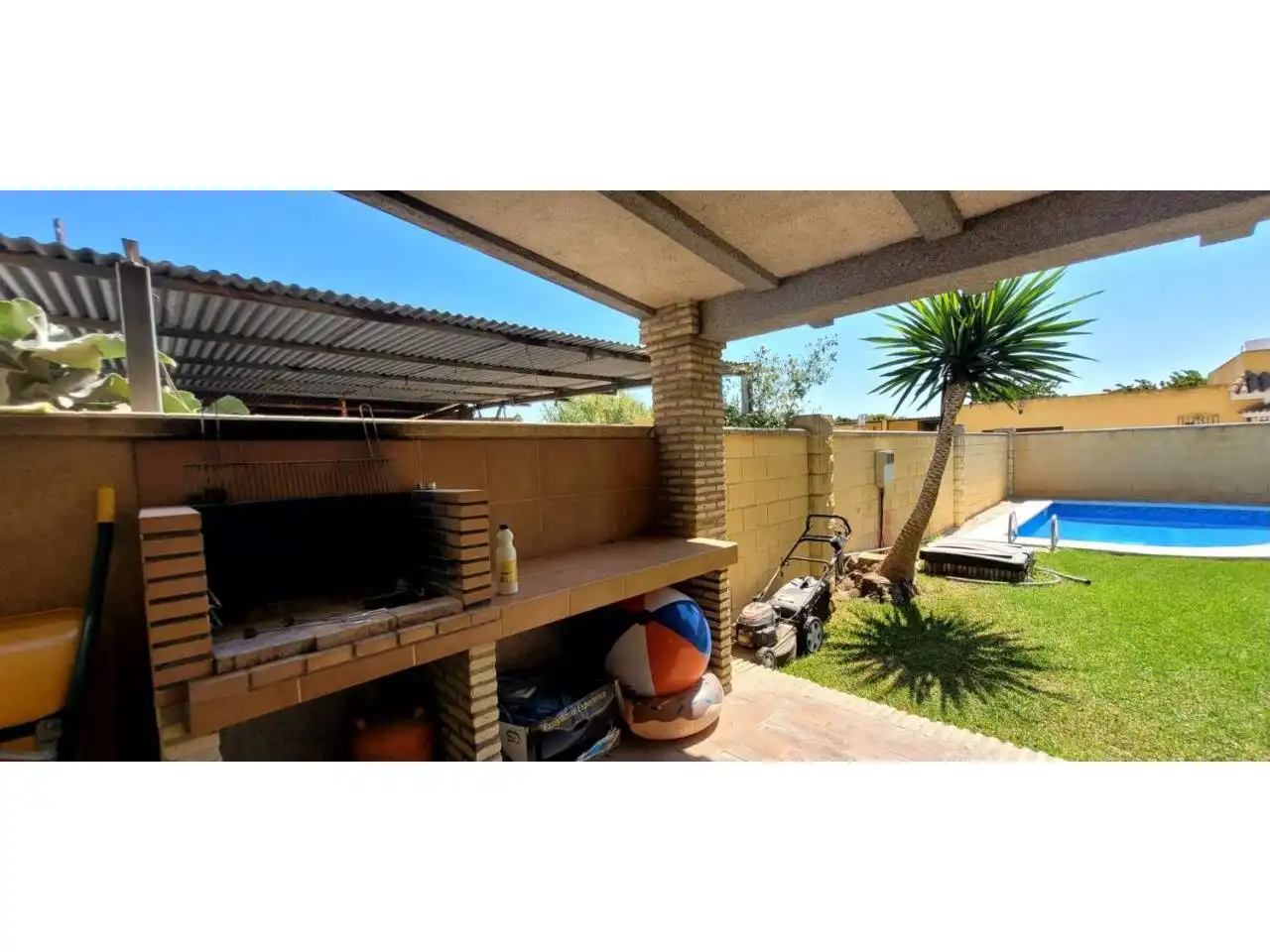 Jardín de Casa o chalet de alquiler en Sanlúcar de Barrameda con Aire acondicionado, Terraza y Trastero