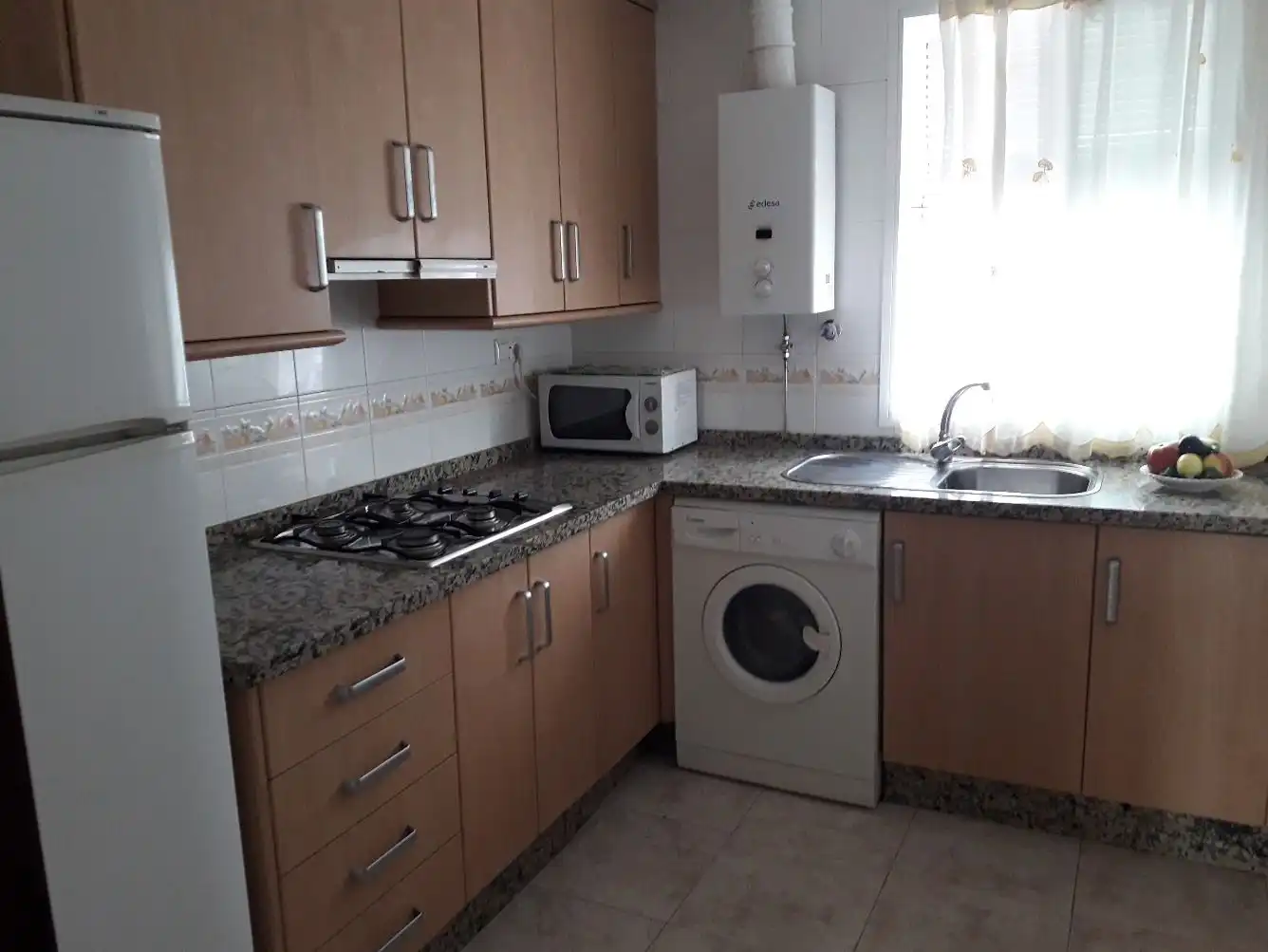 Kitchen of Flat for rent in Lucena  with Heating, Storage room and Furnished