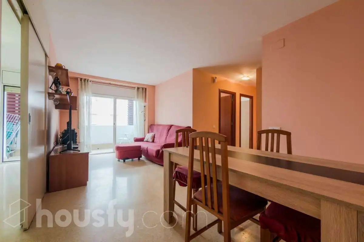 Sala de estar de Piso en venta en Barcelona con Terraza