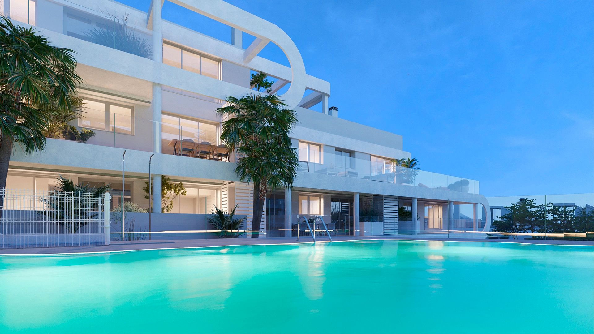 Piscina de Pis en venda en Estepona amb Aire condicionat, Calefacció i Terrassa