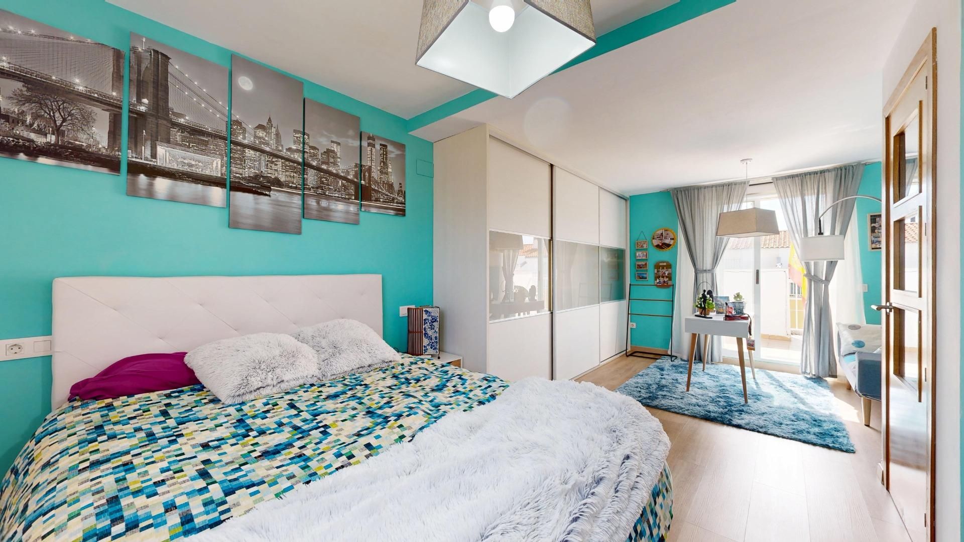 Bedroom of Single-family semi-detached for sale in Almazora / Almassora  with Air Conditioner, Heating and Terrace