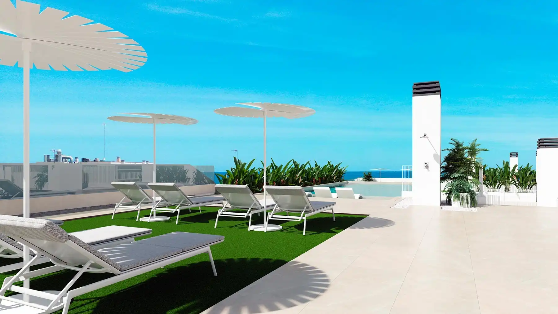 Ático con piscina en venta en Guardamar Playa, imagen 10