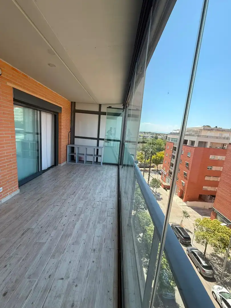 Balcony of Flat for rent in Paterna