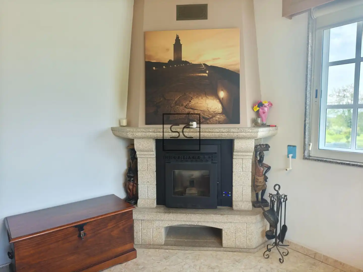 Sala de estar de Casa o chalet en venta en Fene con Jardín privado, Terraza y Trastero