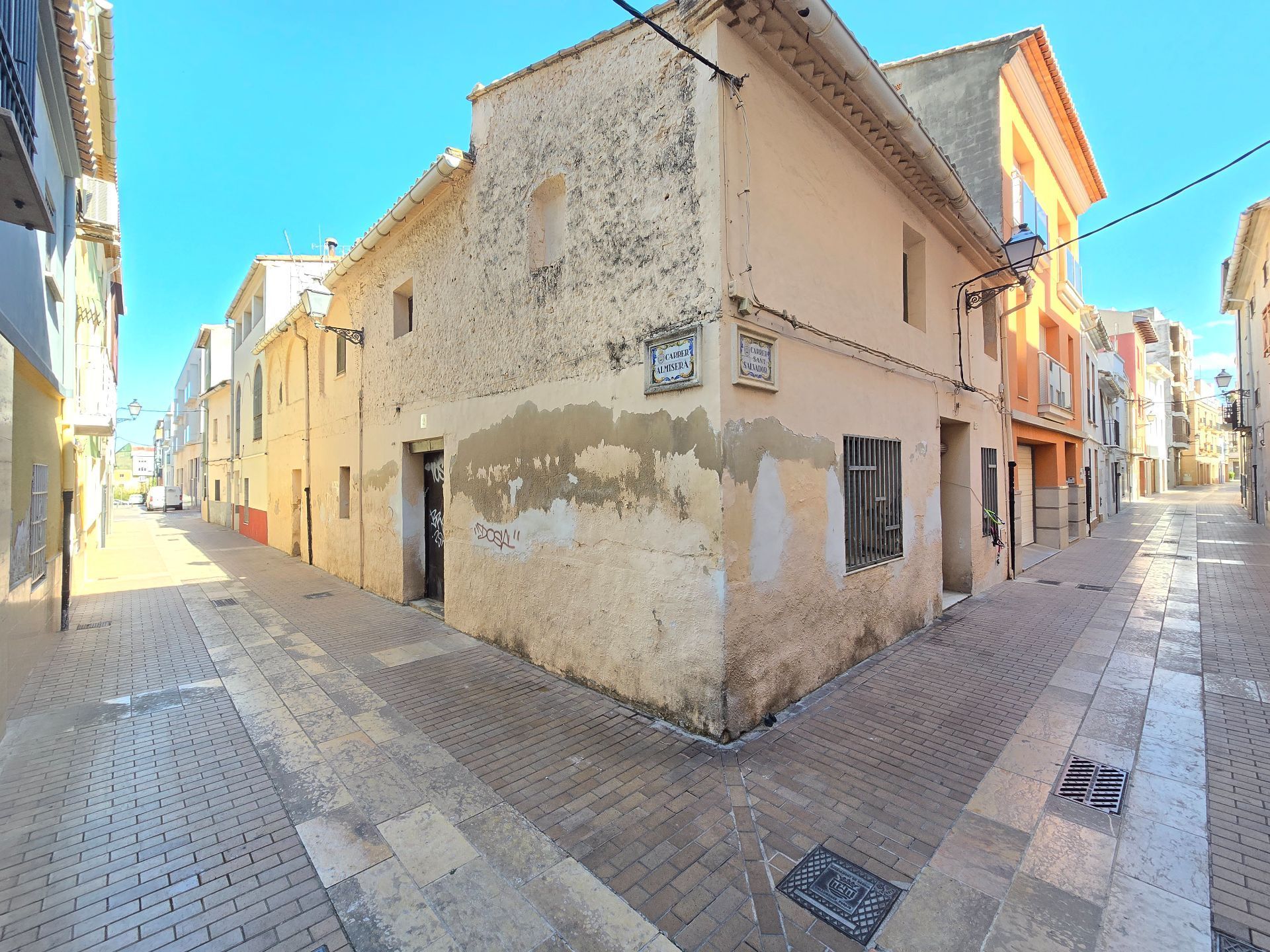 Vista exterior de Casa adosada en venda en Gandia