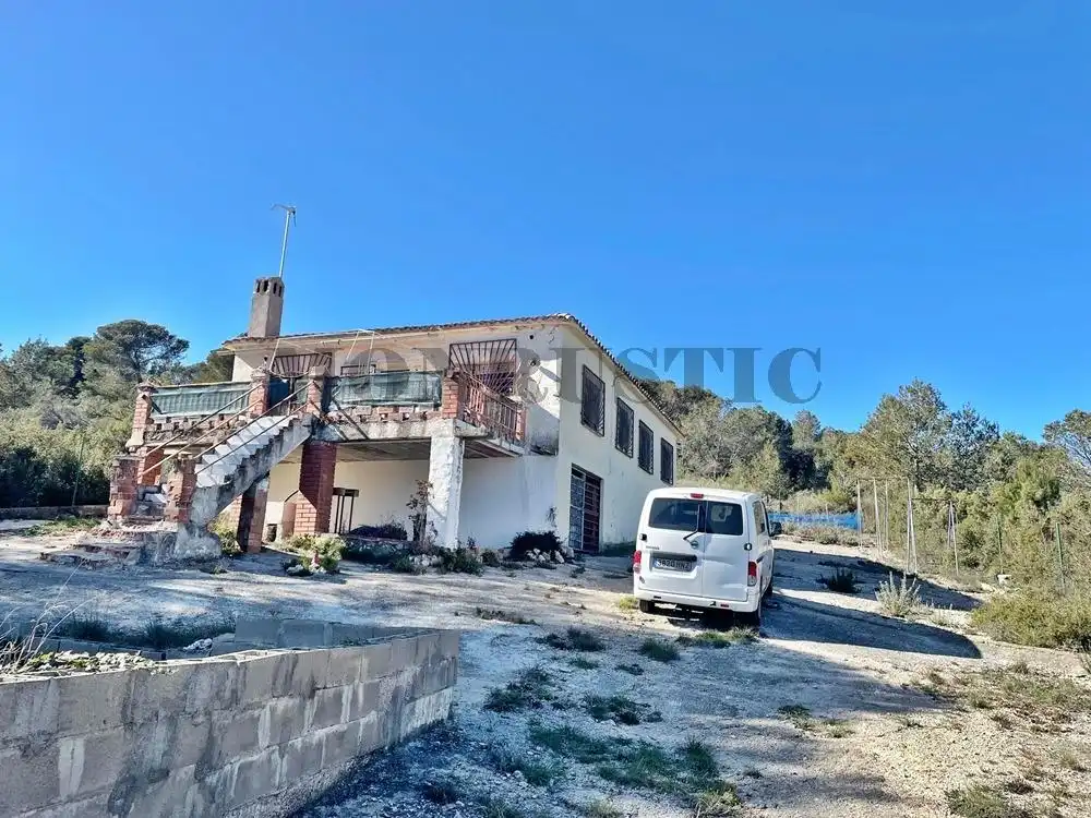 Vista exterior de Finca rústica en venta en Querol con Jardín privado, Terraza y Trastero