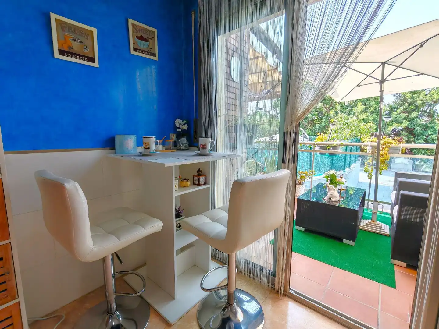 Terraza de Casa adosada en venta en El Vendrell con Aire acondicionado, Calefacción y Jardín privado