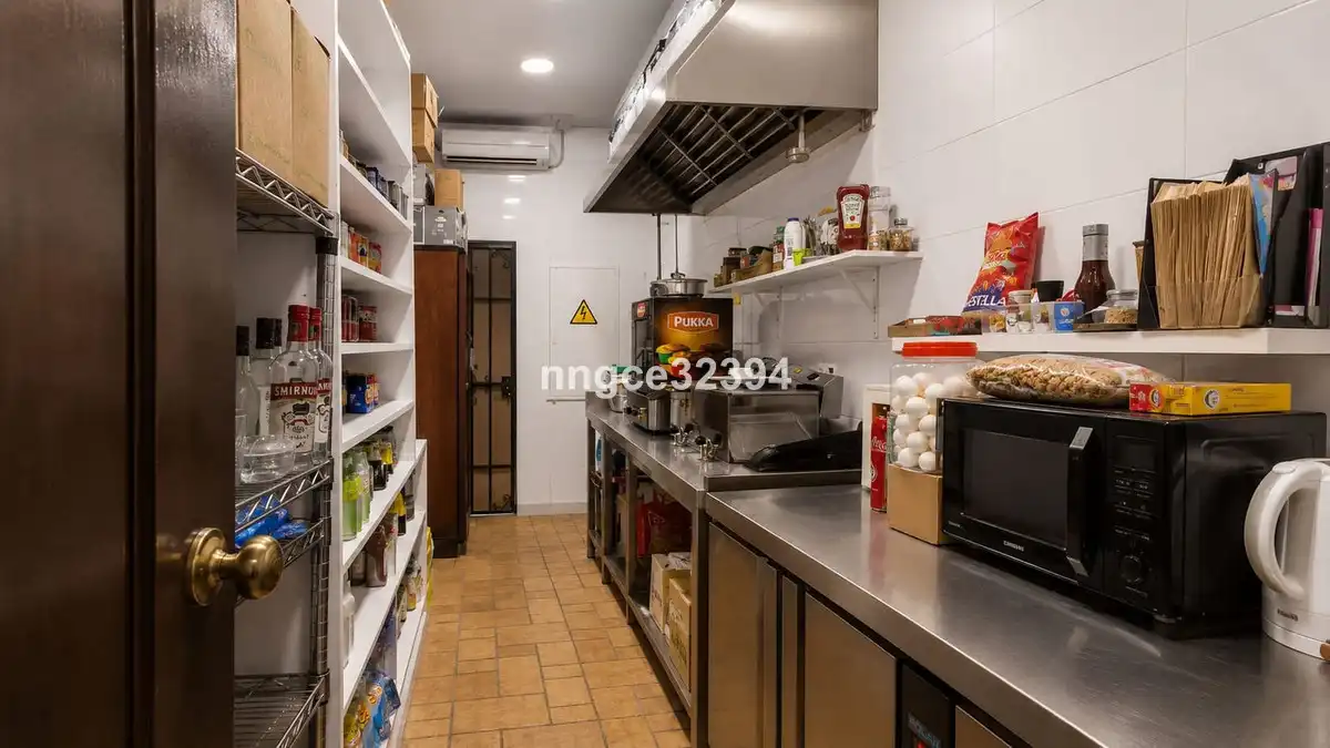 Cocina de Local en venta en Estepona con Aire acondicionado, Terraza y Alarma