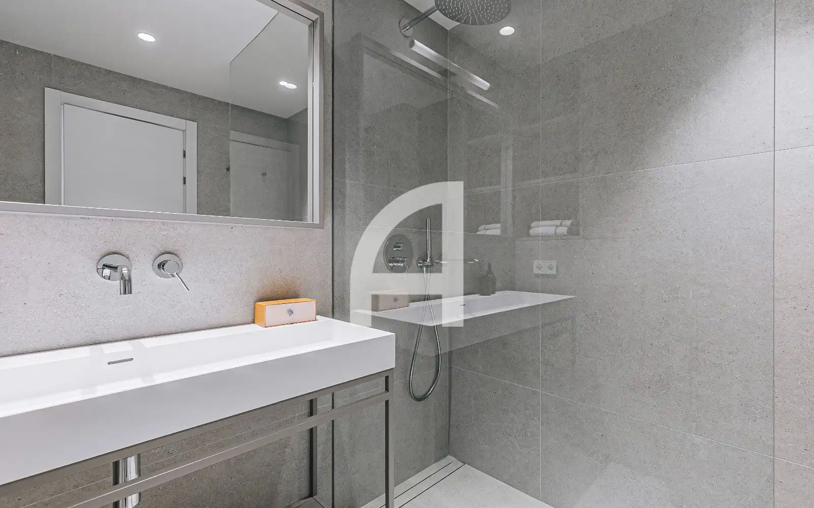 Bathroom of Flat for sale in Barcelona  with Air Conditioner, Heating and Parquet flooring
