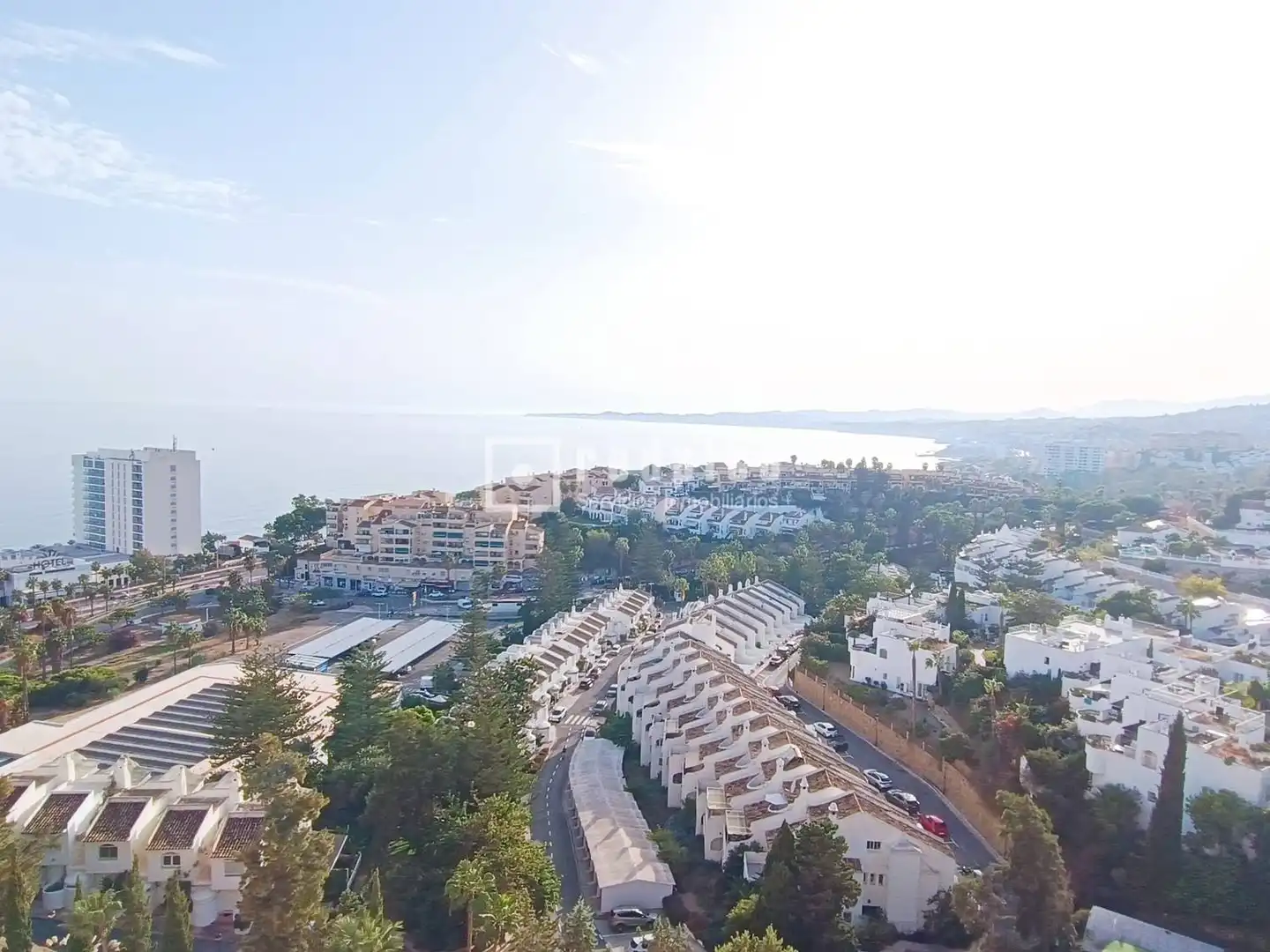 Exterior view of Flat for rent in Benalmádena  with Air Conditioner, Private garden and Terrace