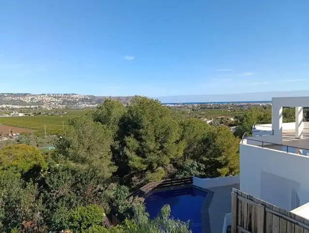 Exterior view of Houses for sale in Jávea / Xàbia  with Air Conditioner, Heating and Private garden
