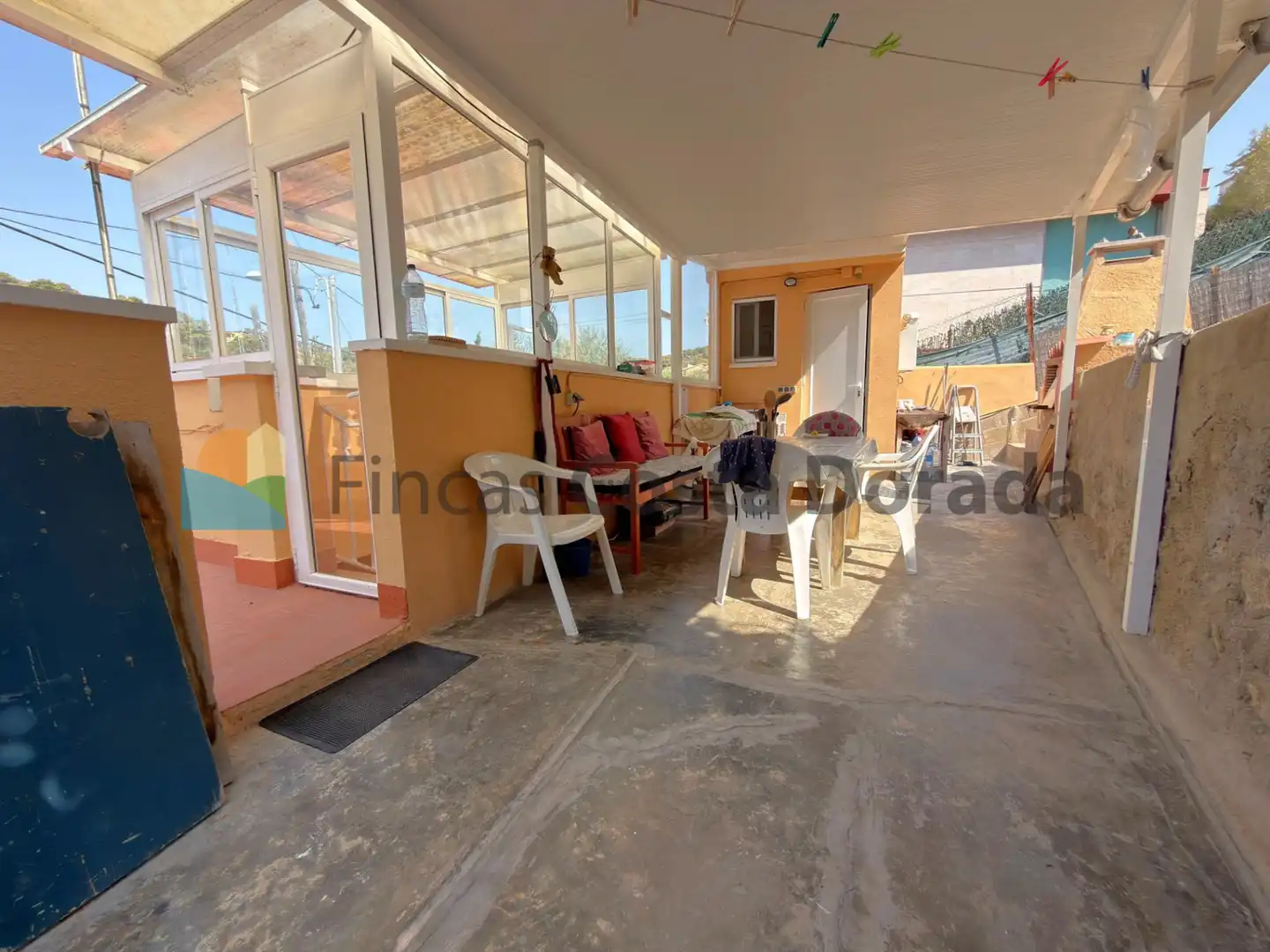 Terrassa de Casa o xalet en venda en Cubelles amb Aire condicionat, Jardí privat i Terrassa