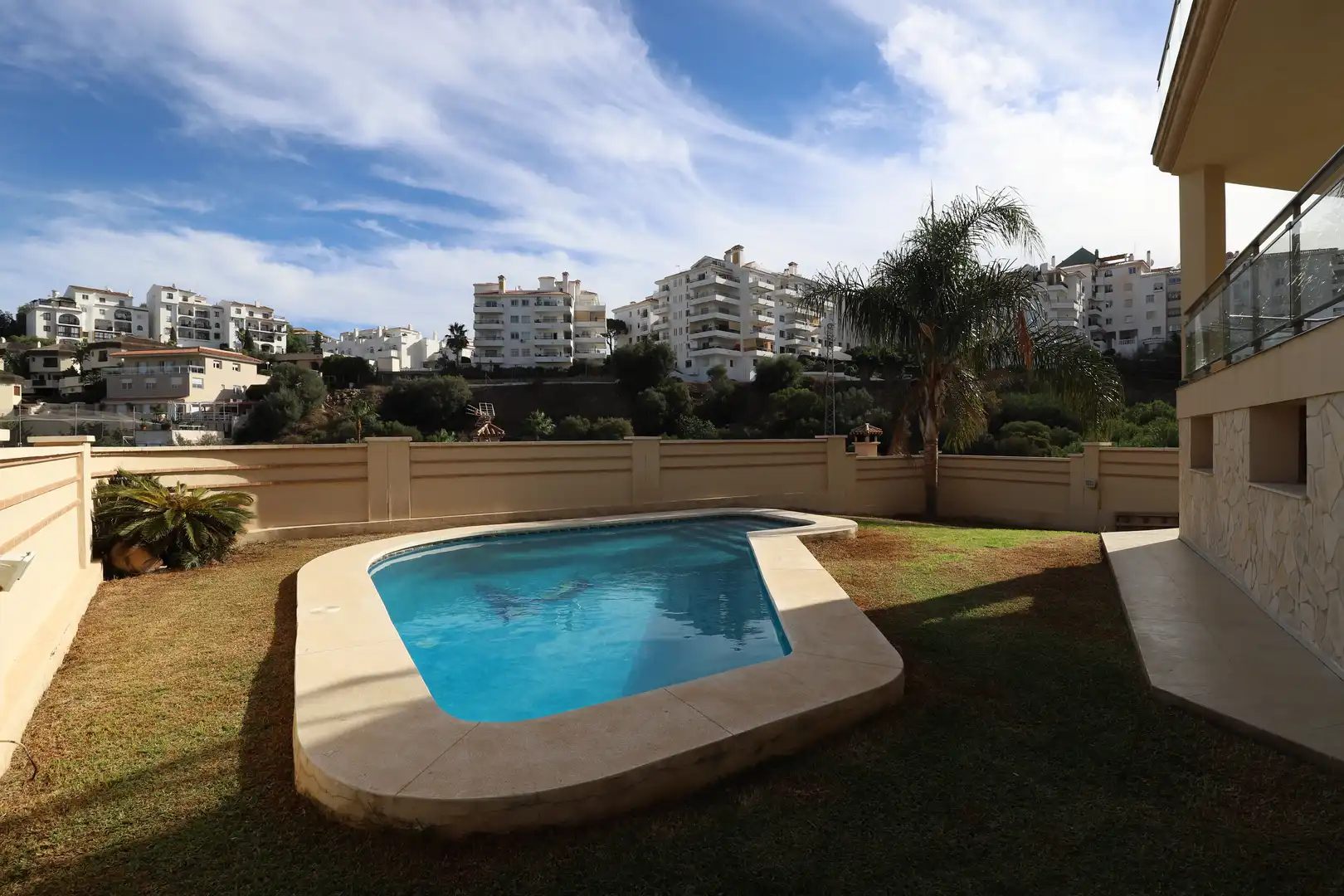 Swimming pool of Houses for rent in Mijas  with Air Conditioner, Heating and Terrace