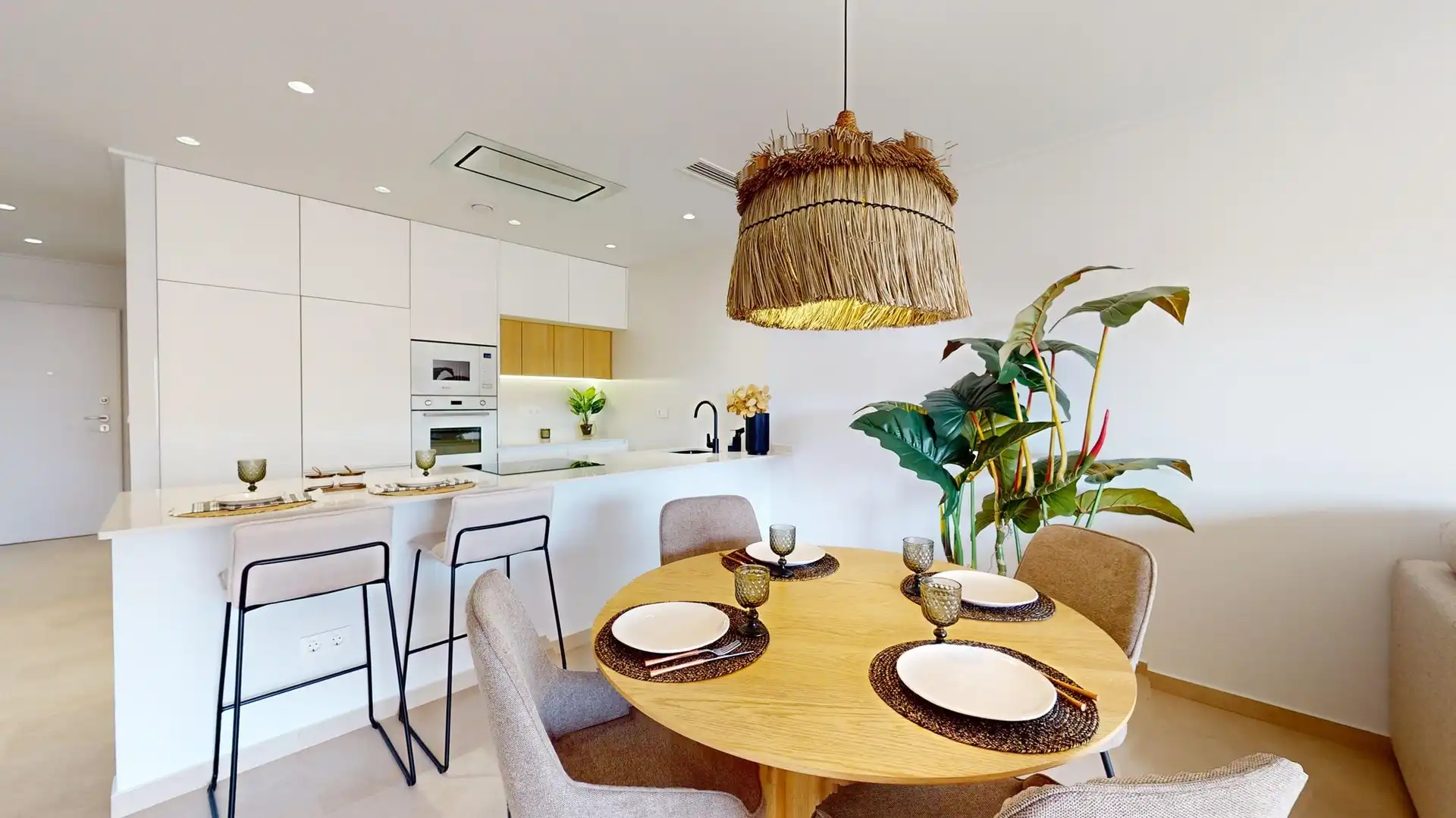 Kitchen of Attic for sale in Benissa pueblo  