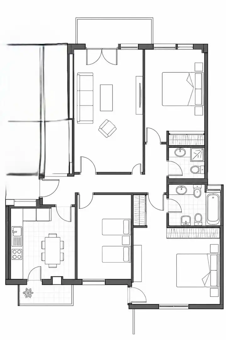 Flat for sale in Zaragoza  with Air Conditioner, Heating and Balcony