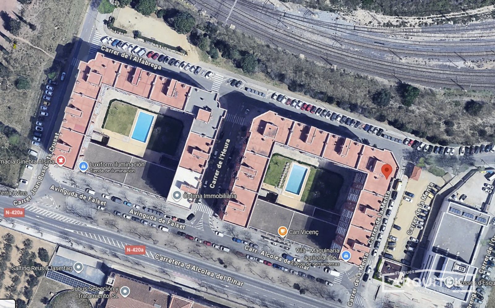 Parking of Flat to rent in Reus  with Private garden, Terrace and Swimming Pool