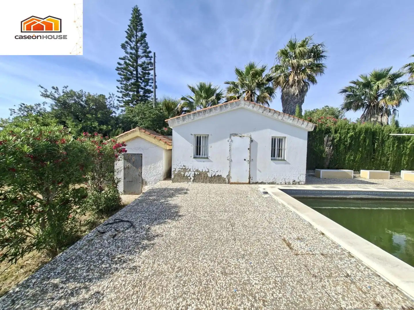 Vista exterior de Casa o chalet en venta en Chiclana de la Frontera con Terraza y Piscina comunitaria