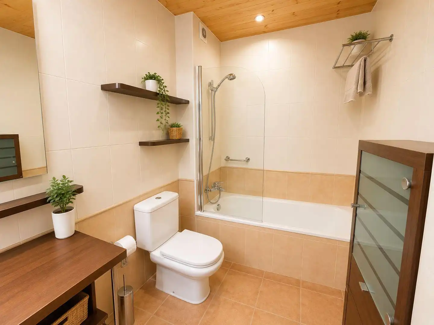 Baño de Casa adosada en venta en Argentona con Aire acondicionado, Calefacción y Terraza