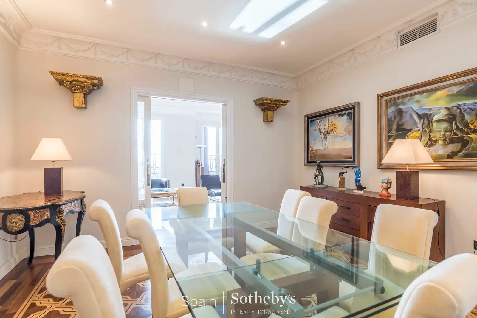 Menjador de Apartament de lloguer en Madrid amb Aire condicionat i Calefacció