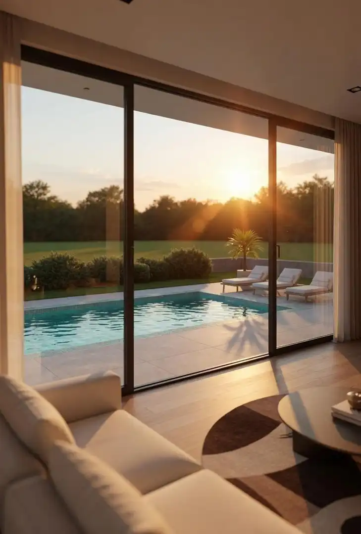 Swimming pool of Detached homes for sale in La Oliva  with Air Conditioner, Private garden and Terrace