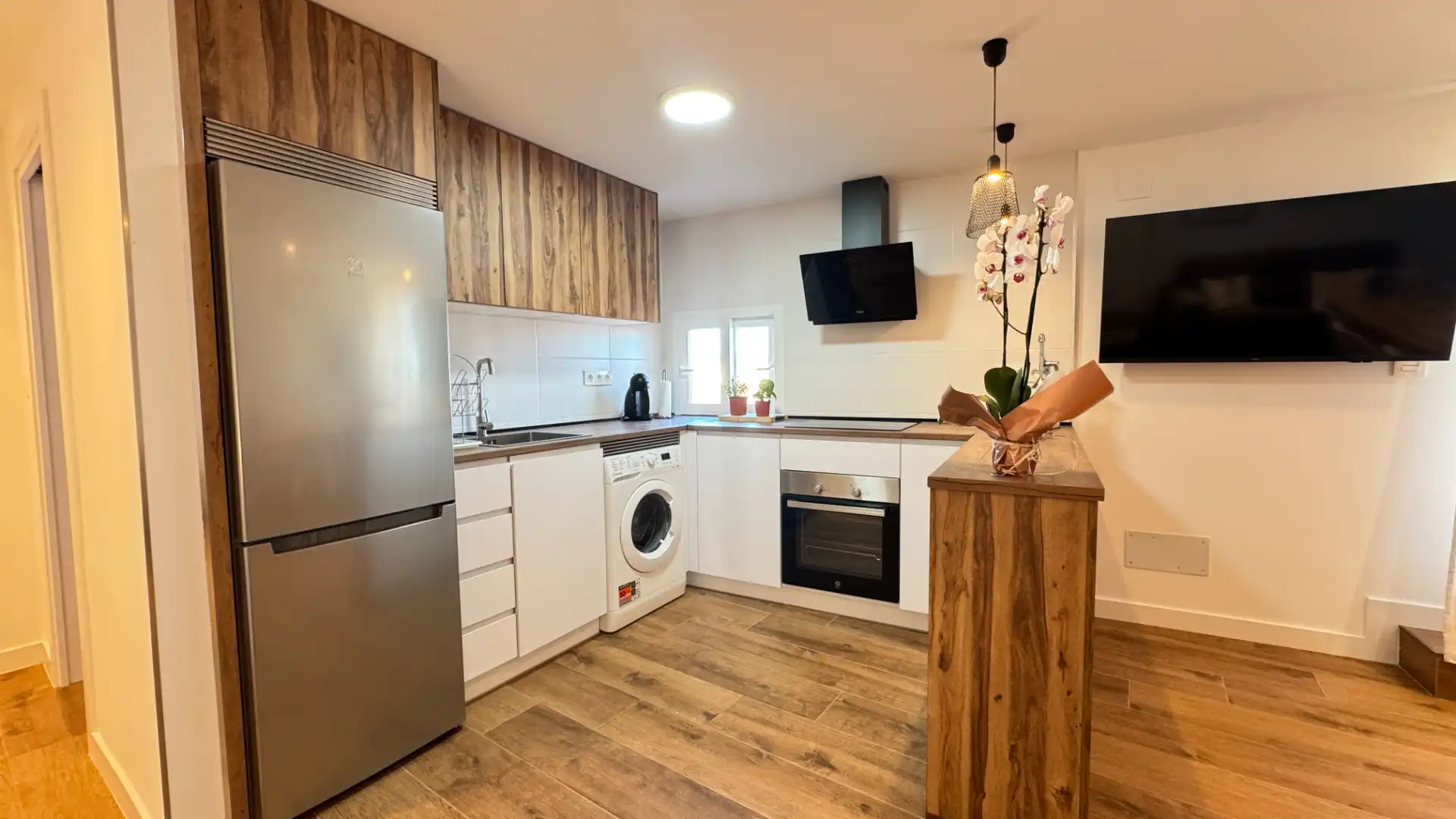 Küche von Wohnung zur Miete in Motril mit Klimaanlage, Parkett und Terrasse