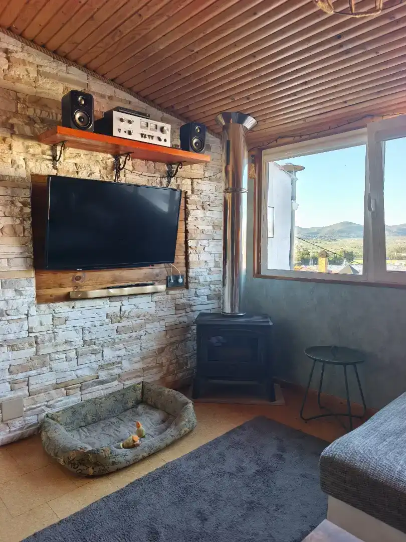 Sala d'estar de Casa adosada en venda en Castalla amb Aire condicionat i Terrassa