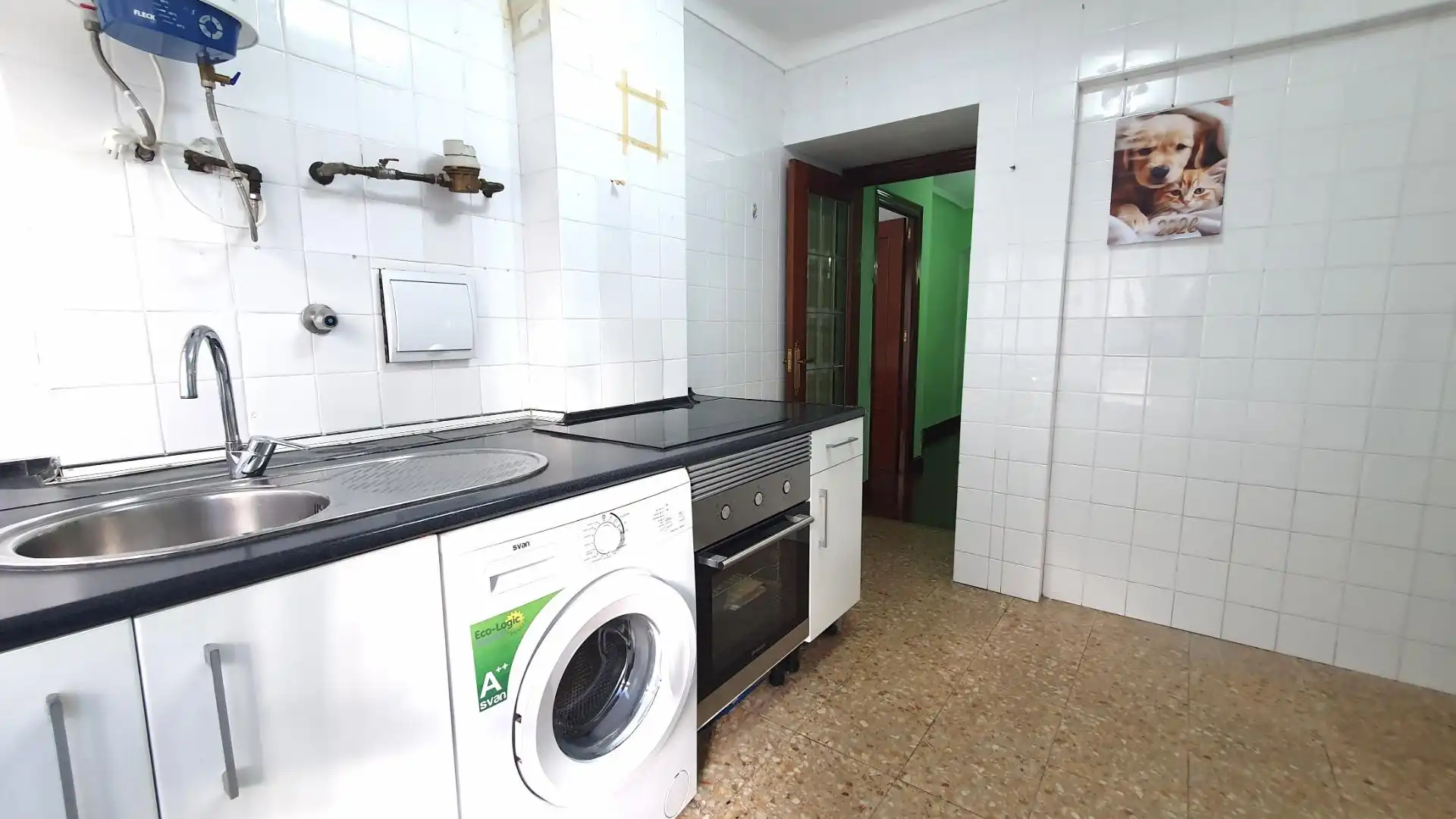 Kitchen of Flat for sale in Sestao   with Storage room and Balcony