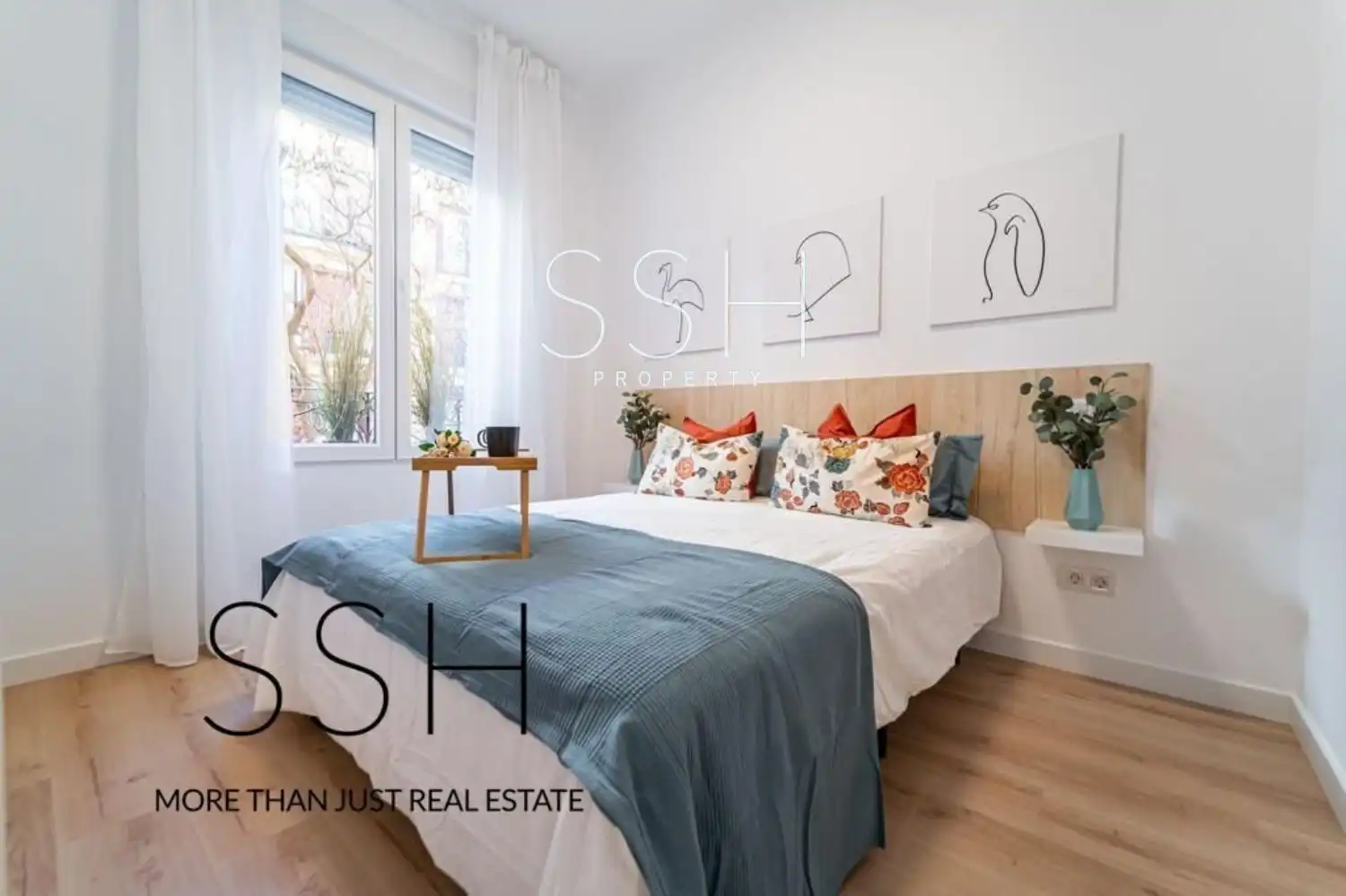 Bedroom of Flat for rent in Madrid  with Air Conditioner, Heating and Furnished