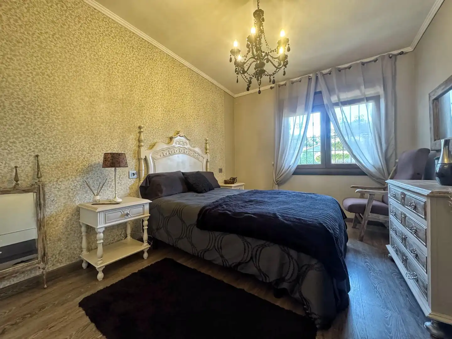 Bedroom of Houses for sale in Lalín  with Heating, Private garden and Terrace