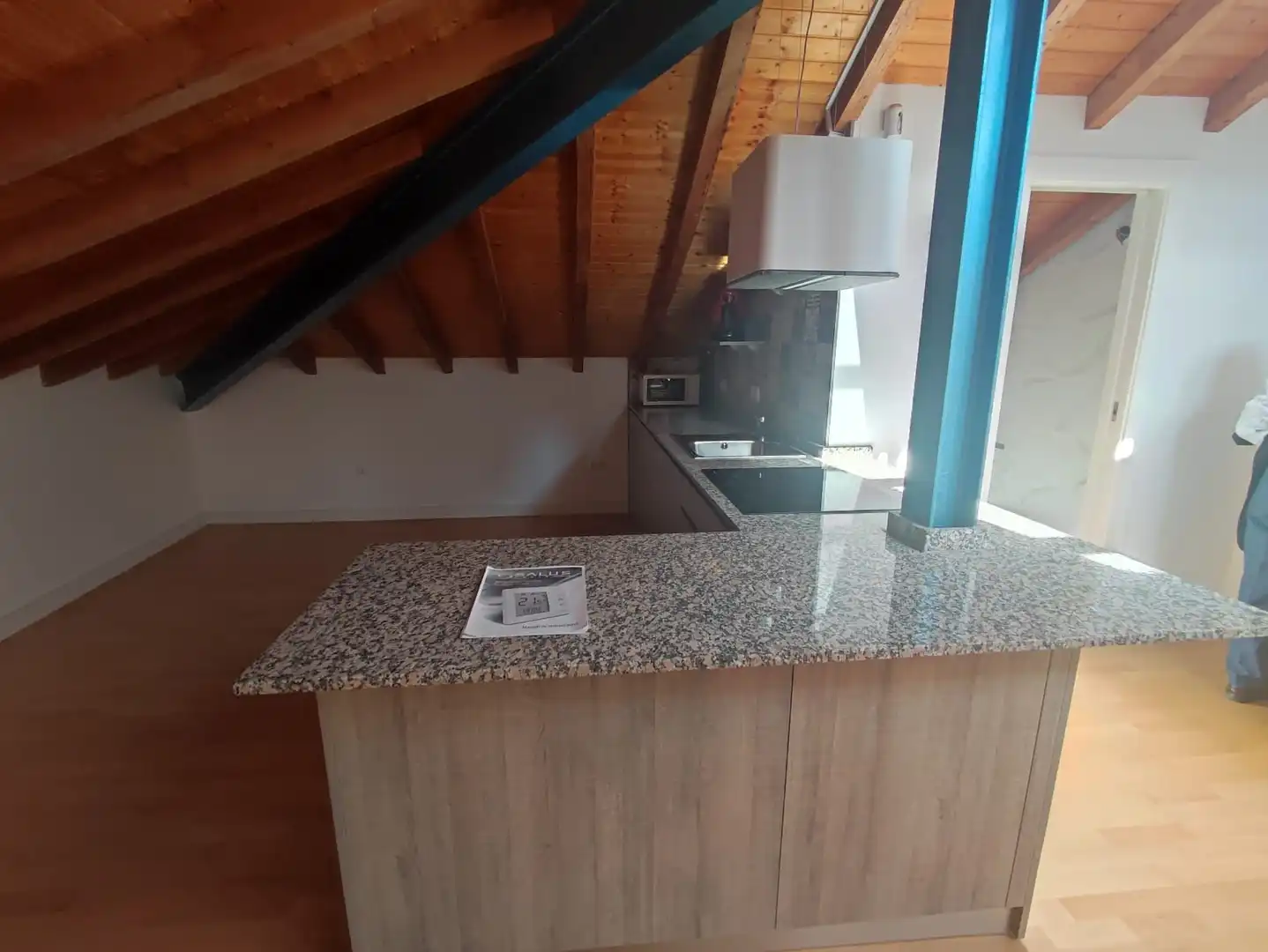 Küche von Loft zur Miete in Málaga mit Klimaanlage, Terrasse und Möbliert