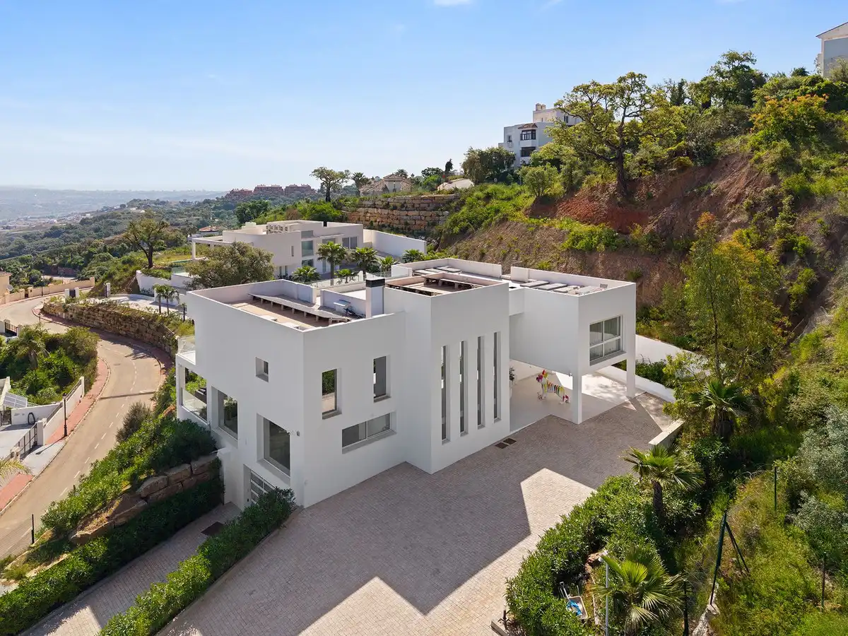 Exterior view of Detached homes for sale in Ojén  with Air Conditioner and Terrace