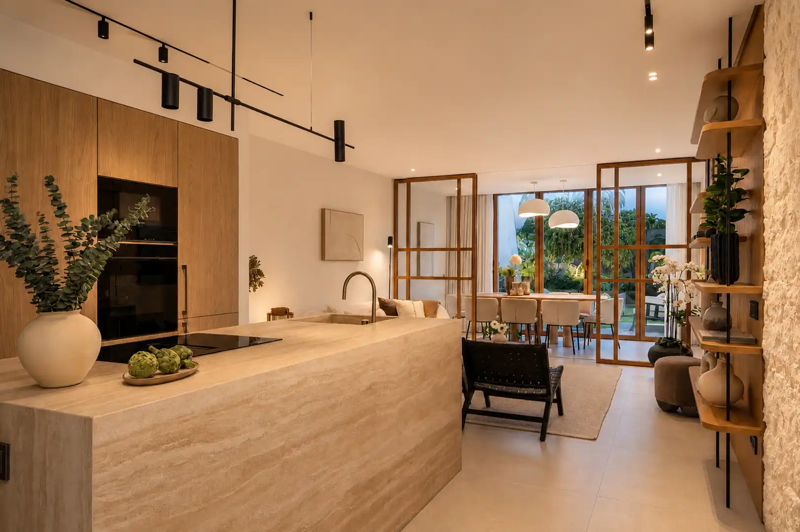 Cocina de Casa adosada en venta en Marbella con Terraza