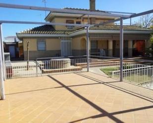 Exterior view of Country house for sale in Sanlúcar la Mayor  with Air Conditioner, Terrace and Swimming Pool