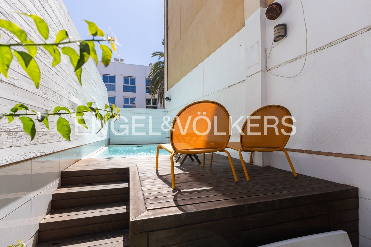 Terrace of Flat for sale in  Valencia Capital  with Air Conditioner, Heating and Private garden