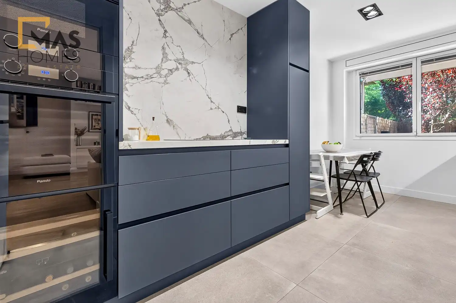 Cocina de Piso en venta en Sant Cugat del Vallès con Aire acondicionado, Calefacción y Jardín privado