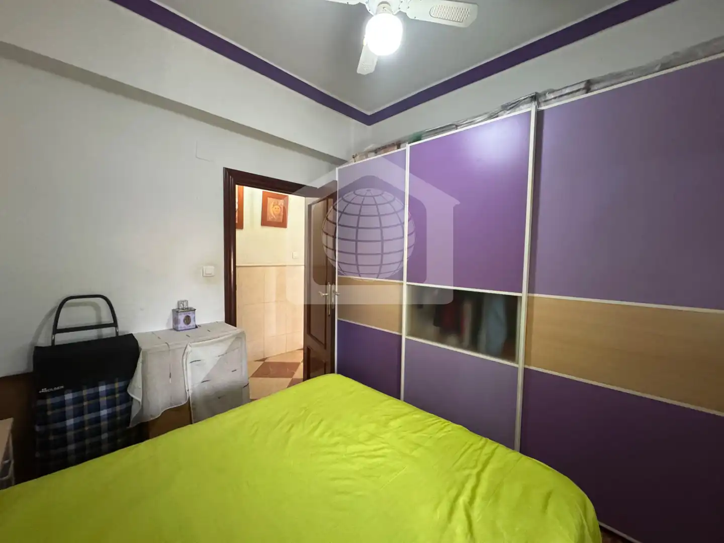 Bedroom of Flat for sale in Málaga  with Air Conditioner and Furnished