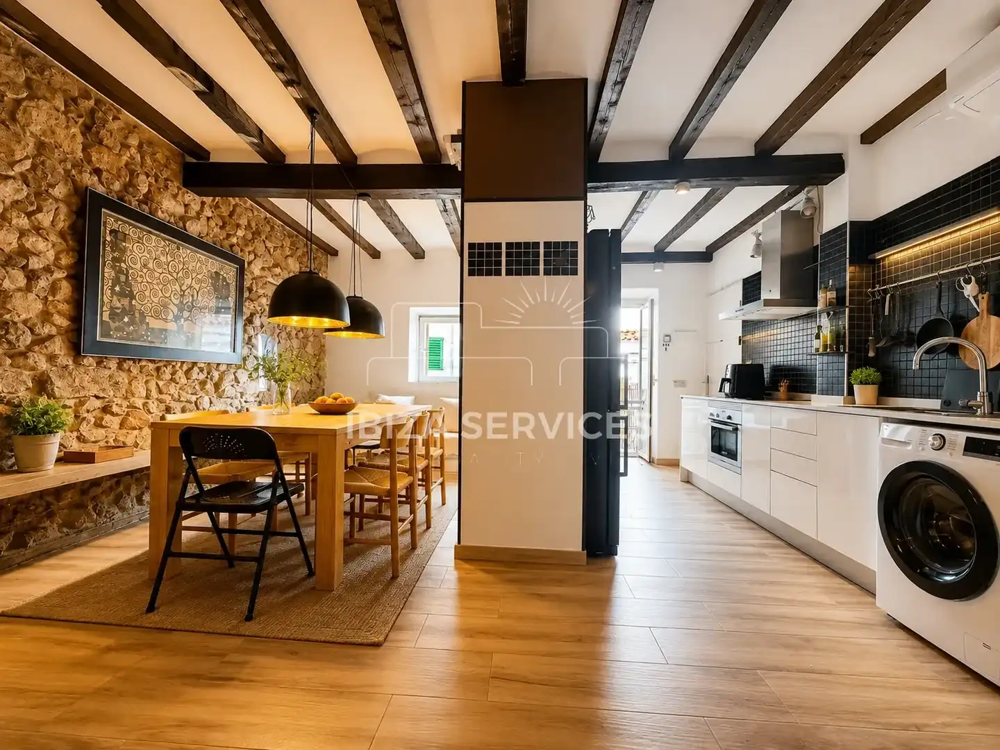 Kitchen of Flat for sale in Eivissa  with Air Conditioner