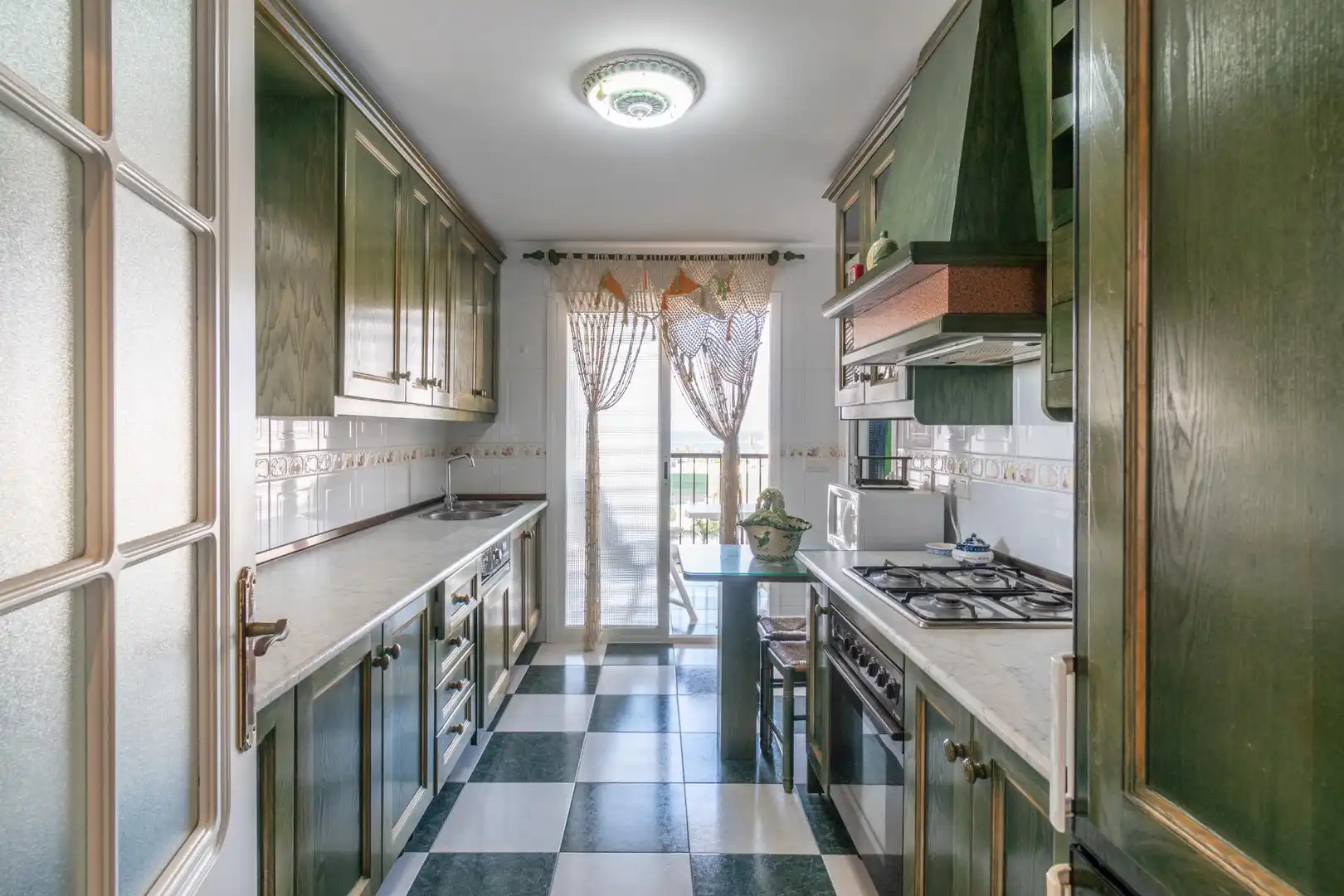 Kitchen of Flat for sale in Salobreña  with Private garden, Terrace and Furnished
