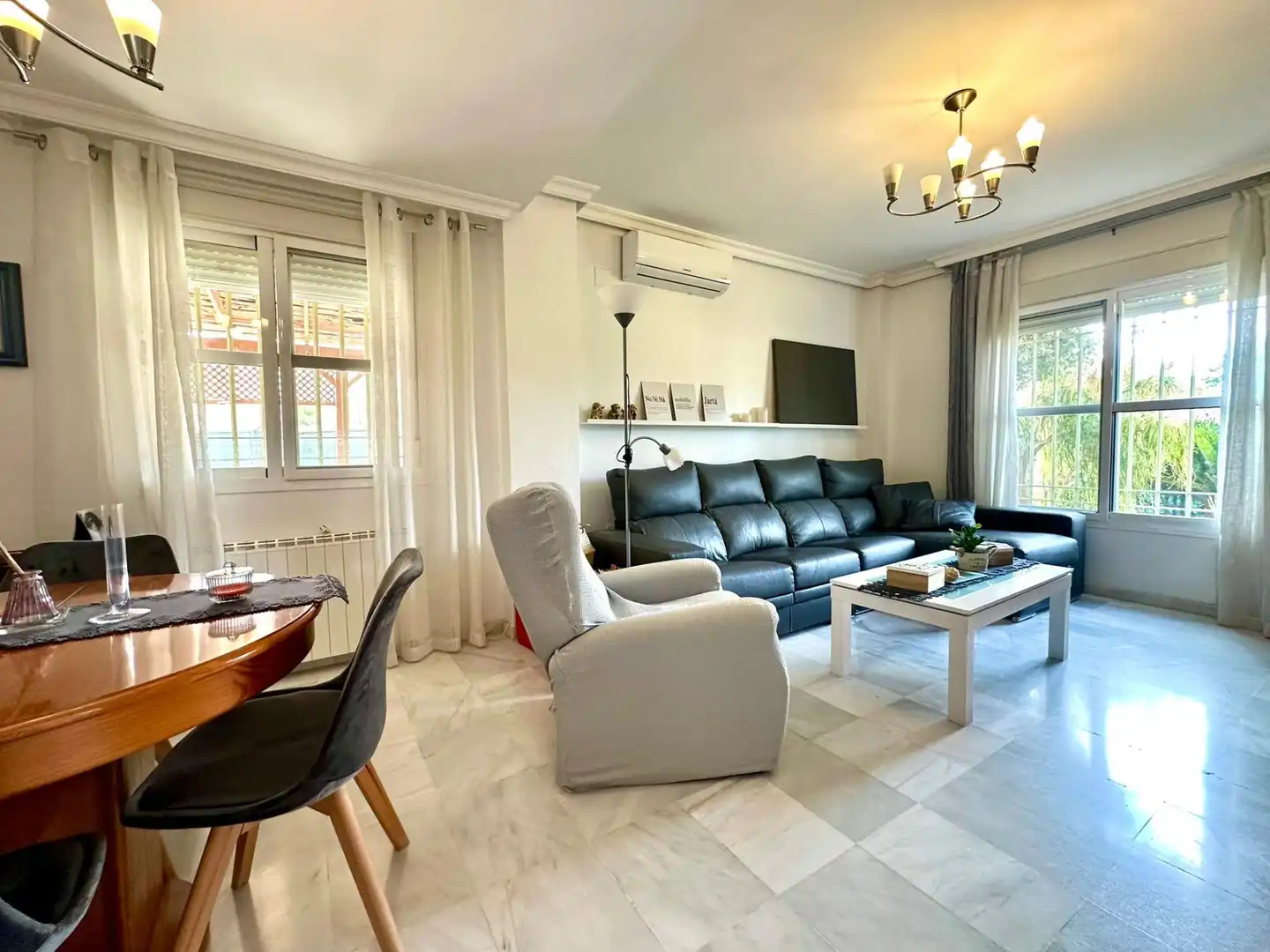 Living room of Duplexes for sale in Almería  with Private garden, Terrace and Storage room
