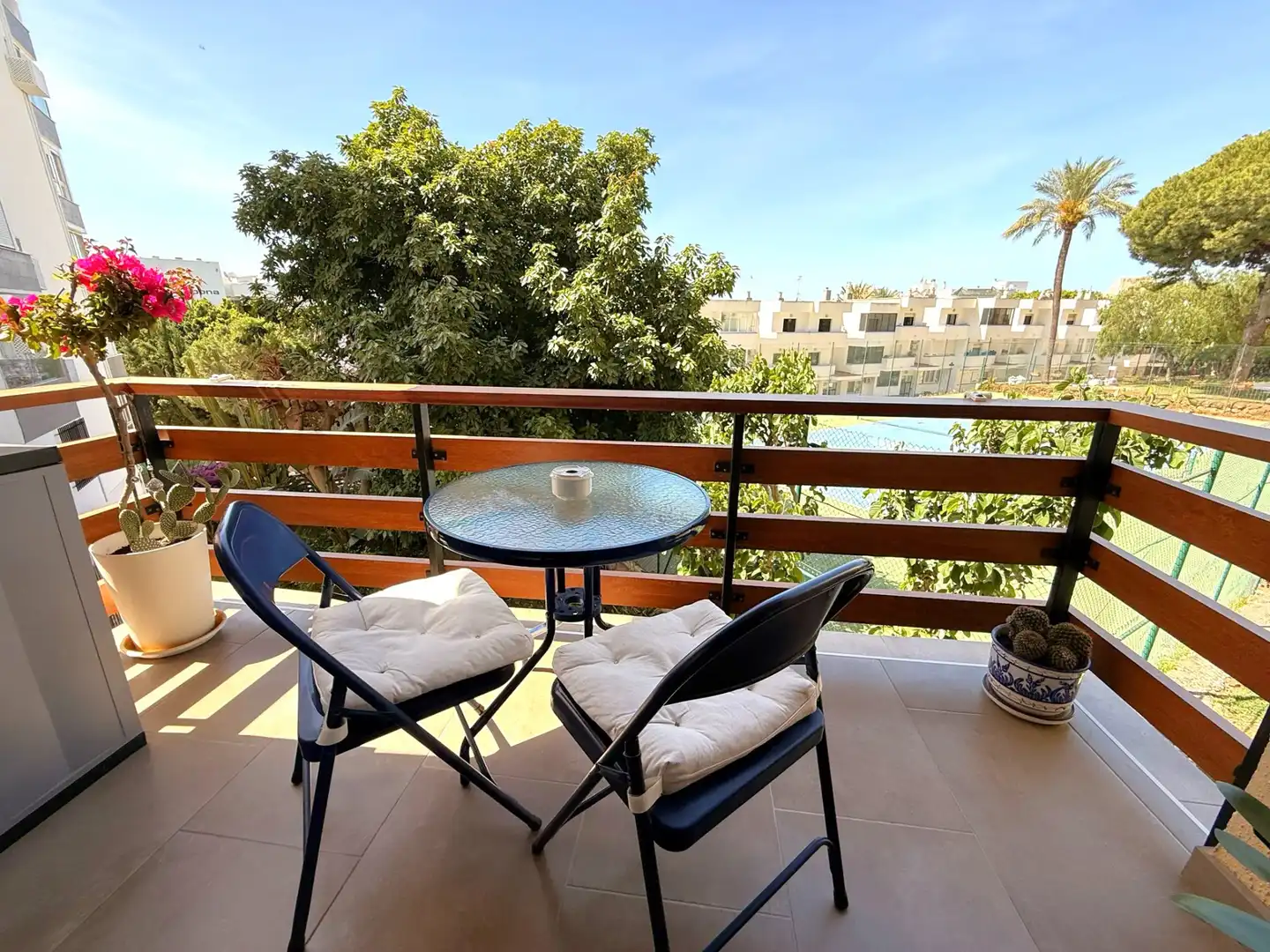 Terraza de Apartamento en venta en Estepona con Aire acondicionado, Terraza y Piscina
