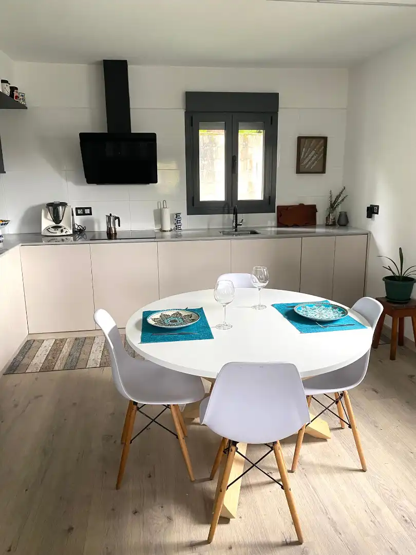 Cocina de Casa o chalet en venta en Begonte con Calefacción, Jardín privado y Parquet