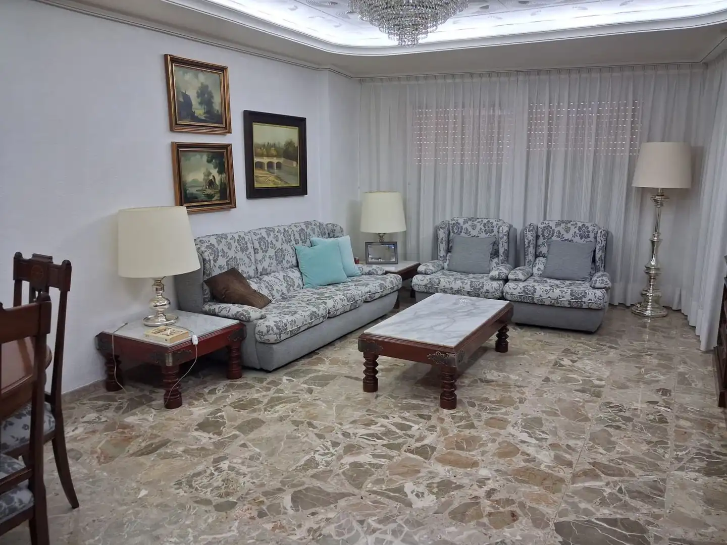 Sala de estar de Piso en venta en Onda con Terraza