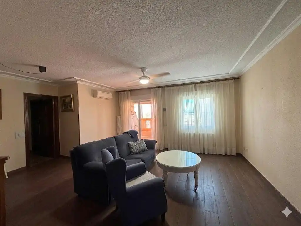 Wohnzimmer von Wohnung zur Miete in Móstoles mit Klimaanlage, Heizung und Parkett