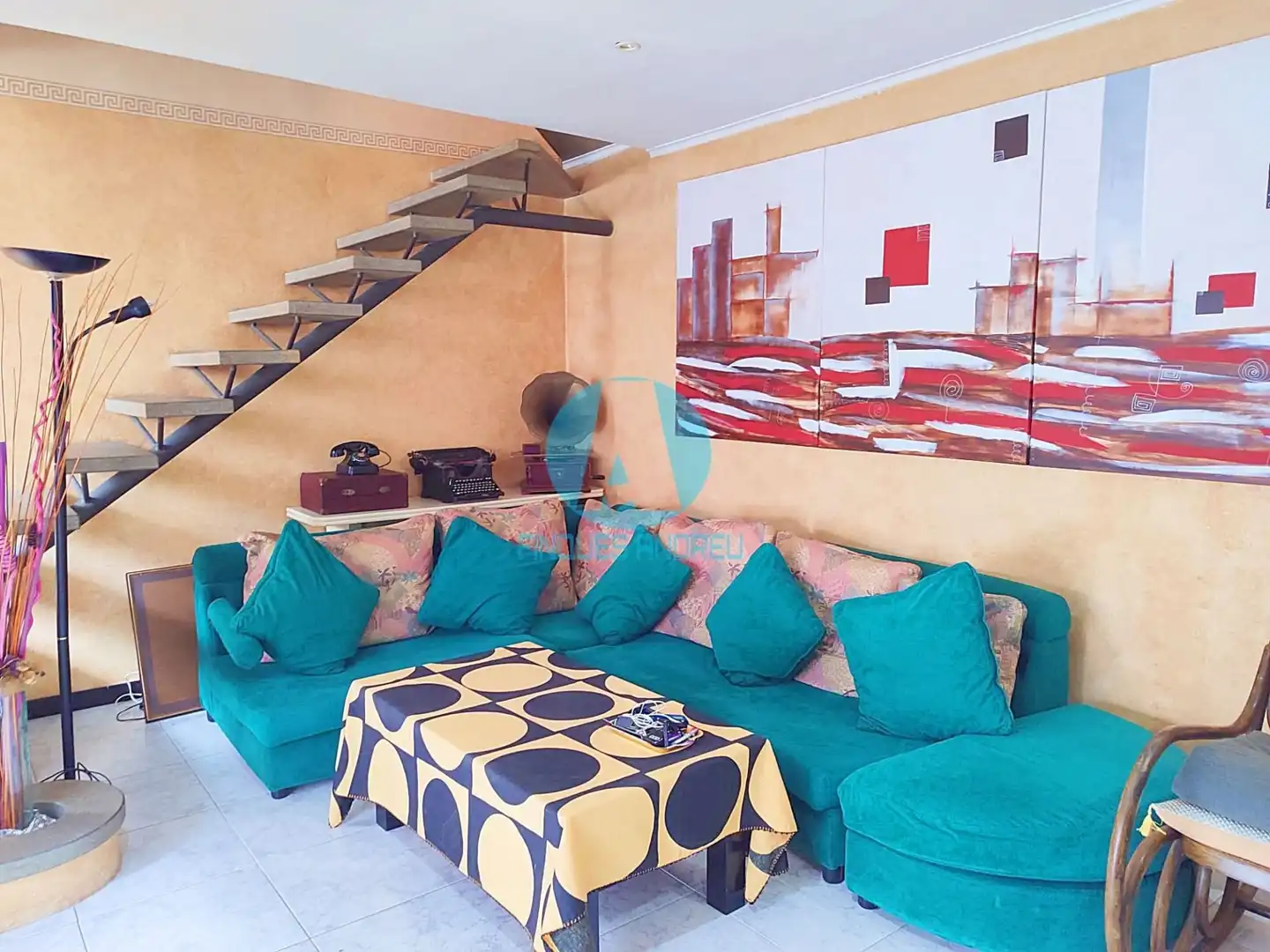 Sala de estar de Piso en venta en Mataró con Aire acondicionado, Calefacción y Terraza