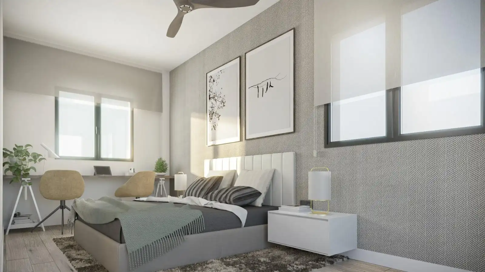 Bedroom of Flat for sale in Mijas  with Air Conditioner, Heating and Terrace