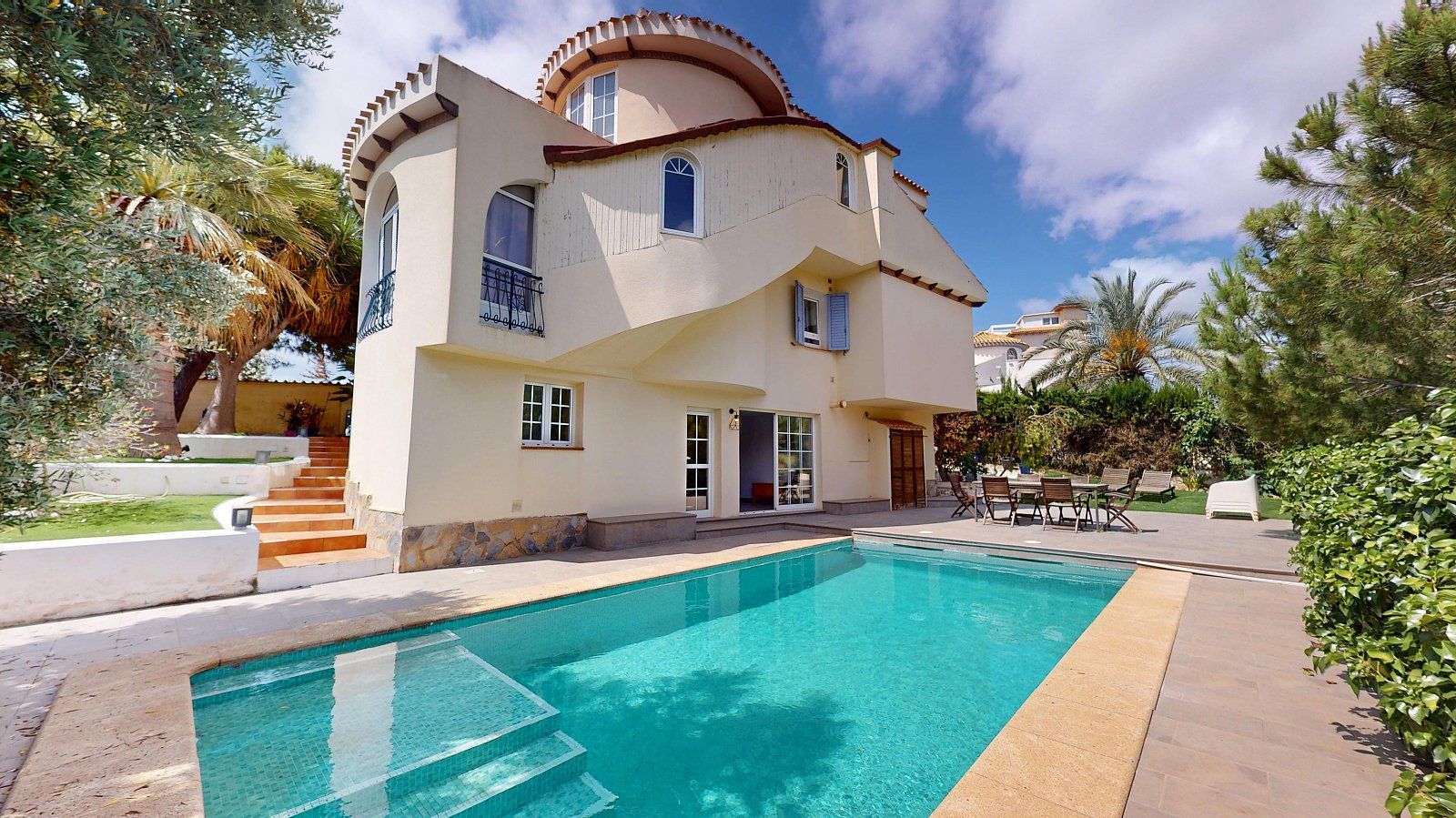 Exterior view of House or chalet for sale in Orihuela  with Air Conditioner, Private garden and Terrace