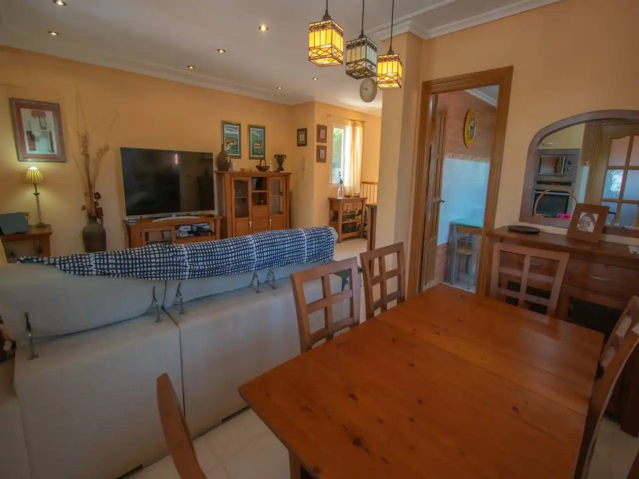 Sala d'estar de Casa o xalet en venda en Oropesa del Mar / Orpesa amb Jardí privat, Terrassa i Piscina
