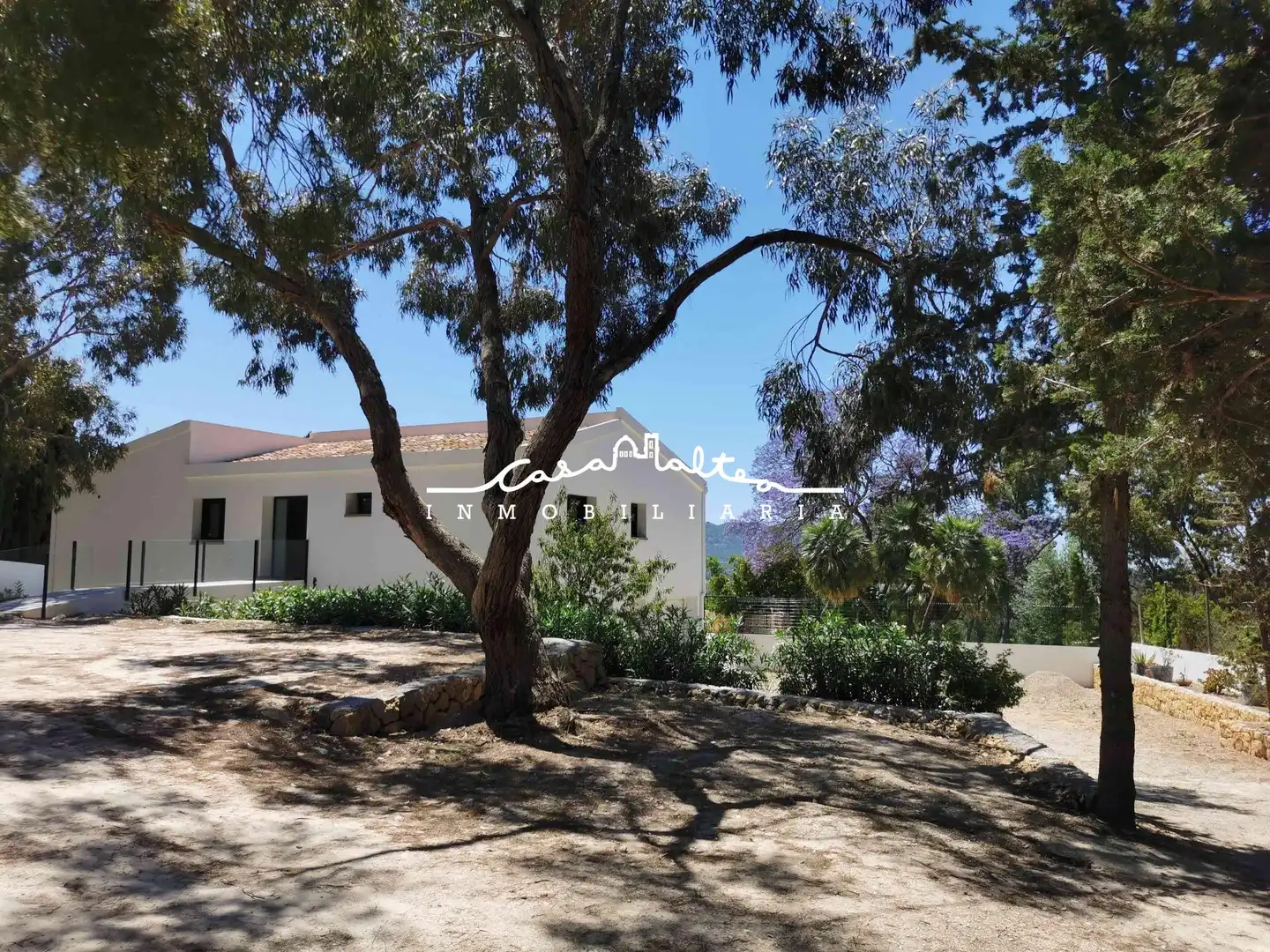 Exterior view of Houses for sale in L'Alfàs del Pi  with Air Conditioner, Private garden and Terrace