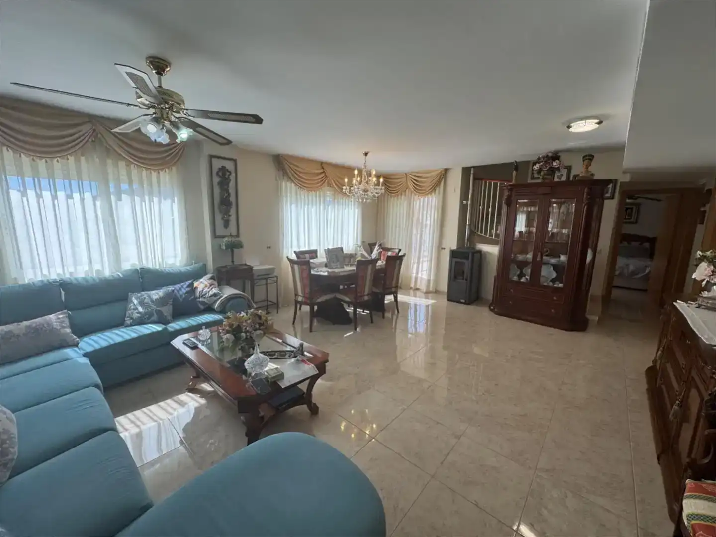 Sala de estar de Piso en venta en Jávea / Xàbia con Aire acondicionado, Trastero y Piscina