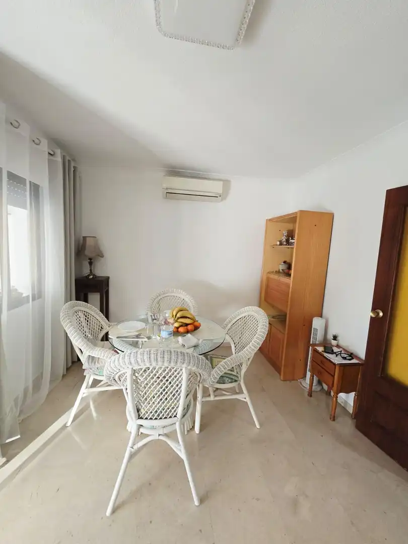 Dining room of Flat for rent in Benidorm  with Air Conditioner, Private garden and Terrace
